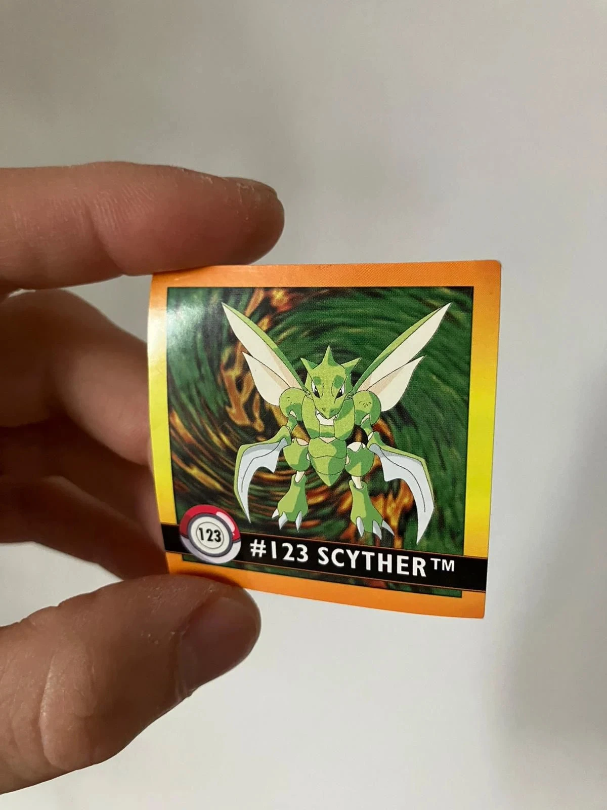 Stickers Insécateur - 123 Scyther - Pokémon